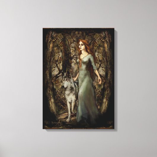 "LaLoba" gewikkeld canvas print (Voorkant)