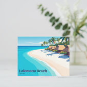 Lalomanu Beach Samoa Briefkaart (Staand voorkant)