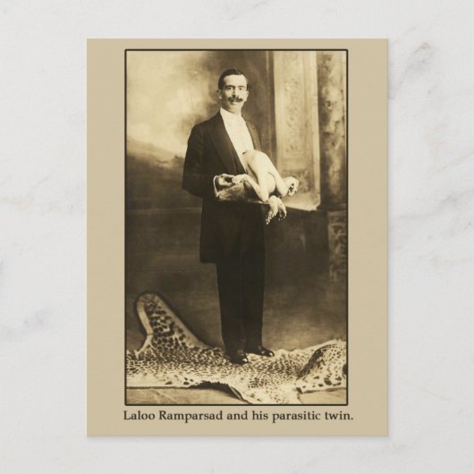 Laloo, de Happy Hindoo met een parasitische twein Briefkaart (Voorkant)