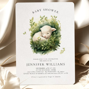 LAM Baby shower Genderneutrale Uitnodigingen