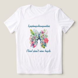 LAM Bloemig betekent niet Broos Vrouwen Tri-Blend Shirt