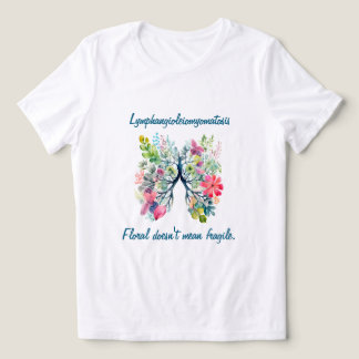 LAM Bloemig betekent niet Broos Vrouwen Tri-Blend Shirt