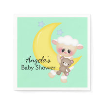 Lam en Crescent Moon Baby shower