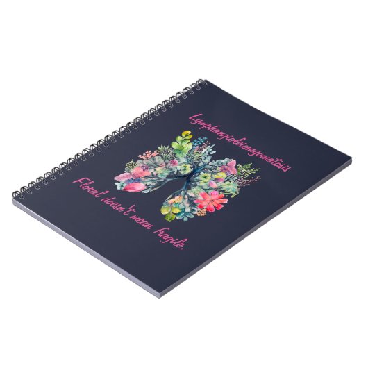 LAM Floral Doesn't Mean Notebook Notitieboek (Linkerzijde)