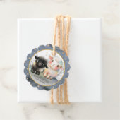 Lam Genderneutraal Baby shower Bedankjes Labels (In situ)