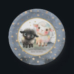 Lam Genderneutraal Baby shower Papieren Bordje<br><div class="desc">Lamb Gender Neutral Baby shower Papieren Borden - Begin aan een "baby" avontuur onder een sterrenhemel met ons unieke Gender Neutral Lamb Baby shower papier bord ontwerp. Dit grillige ontwerp beschikt over charmante waterverf lammeren, waardoor een zoete en speelse sfeer ontstaat voor uw aankomende feest. Kom naar boven om de...</div>