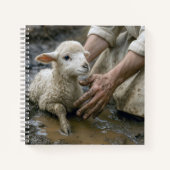 Lam gered door een herder notitieboek (Voorkant)