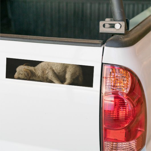 Lam Gods (Agnus Dei) (Offerdier) Bumpersticker (Op Truck)