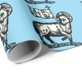 Lam Gods symbool van het christelijk geloof Cadeaupapier (Rol Hoek)