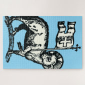 Lam Gods symbool van het christelijk geloof Legpuzzel (Horizontaal)