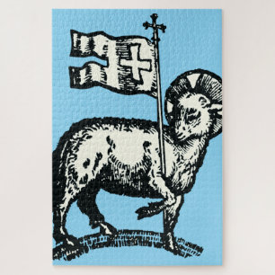 Lam Gods symbool van het christelijk geloof Legpuzzel