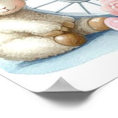 Lam in een Baby Carriage Boy Poster (Hoek)