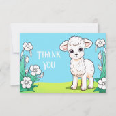 Lam Lam dank je wel kaart (Voorkant)