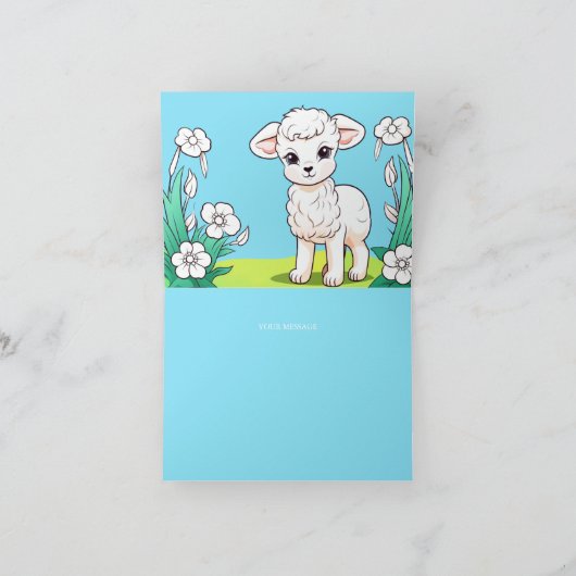 Lam Lam dank je wel kaart (Binnen)