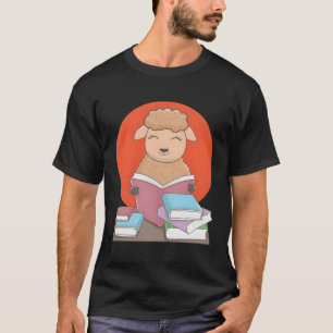 Lam Lezen Boeken Literatuur Hobby Schaap T-shirt