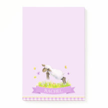 Lam overslaan schattige grillige aangepaste naam p