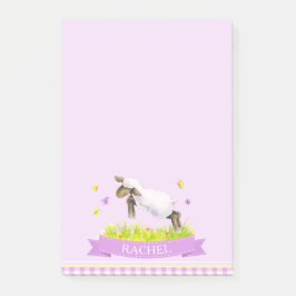 Lam overslaan schattige grillige aangepaste naam p post-it® notes