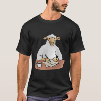 Lam Schrijven Ironische Hobby Schrijver Auteur Sch T-shirt