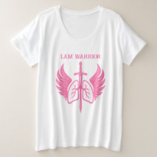 LAM Warrior Kun je lymphangioleiomyomatosis zeggen Grote Maat T-shirt
