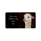 Lama adresetiketten etiket (Voorkant)