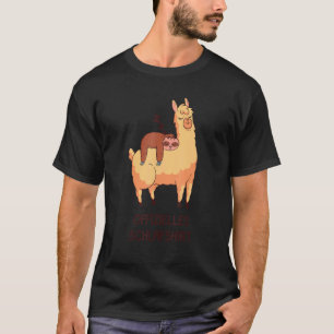 Lama Alpaca Luiaard Officiële Pyjama's Nachtpon T-shirt