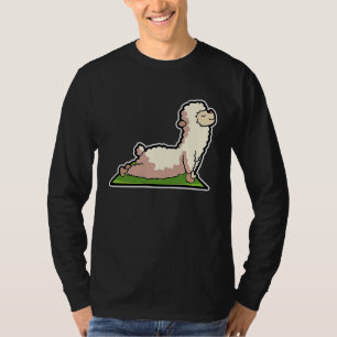Lama Alpaca Yoga Houdingen Sport Gymnastiek Ohmmm T-shirt