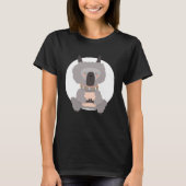 Lama Alpaca Yoga Pose Yogi Namaste T-shirt (Voorkant)