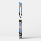 Lama, Cactus, Handgetekende Elementenpatroon. Case-Mate iPhone Case (Achterkant / Links)