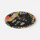 lama cactus verjaardagsfeestje papieren bordje (Gekanteld)