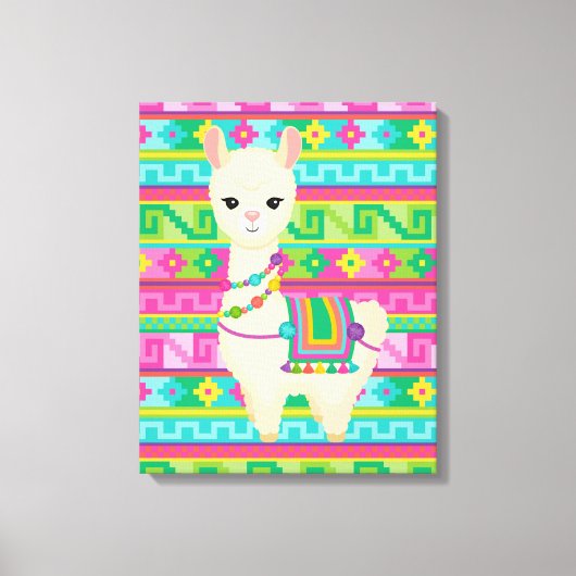lama canvas afdruk (Voorkant)