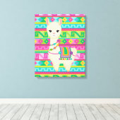 lama canvas afdruk (Insitu (Houten vloer))