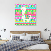 lama canvas afdruk (Insitu (Slaapkamer))