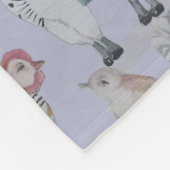 Lama Chicken Boganhues Boerderij print Babydeken Fleece Deken (Hoek)