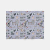 Lama Chicken Boganhues Farm Baby Fleece Blanket (Voorkant (Horizontaal))