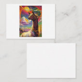 Lama. Cool lama. Wees als de lama Notitiekaartje (Voorkant / Achterkant)