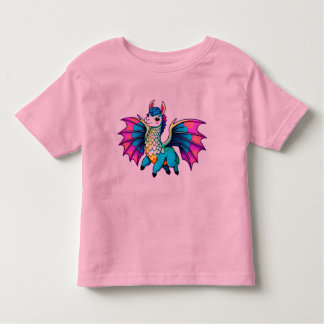 Lama Dragon schattig grillig Kinder Shirts