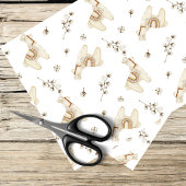 Lama en katoen Boho design Tissuepapier