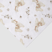 Lama en katoen Boho design Tissuepapier (Detail)