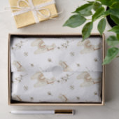 Lama en katoen Boho design Tissuepapier (Geschenk)