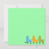 Lama Feestdagenkaart (Achterkant)