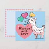 Lama Feestdagenkaart (Voorkant / Achterkant)