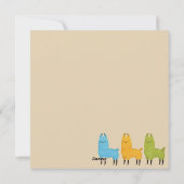 Lama Feestdagenkaart (Achterkant)