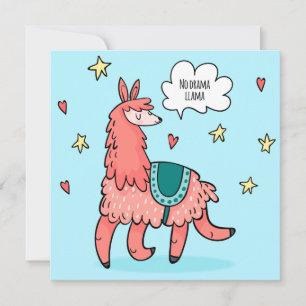 Lama Feestdagenkaart