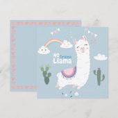 Lama Feestdagenkaart (Voorkant / Achterkant)