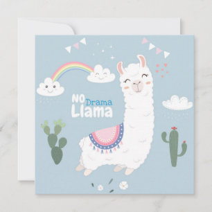 Lama Feestdagenkaart
