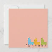 Lama Feestdagenkaart (Achterkant)