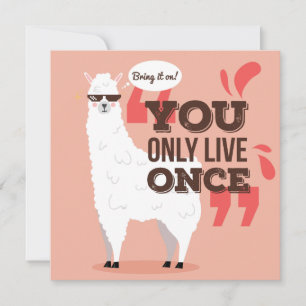Lama Feestdagenkaart