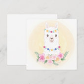 Lama Feestdagenkaart (Voorkant / Achterkant)