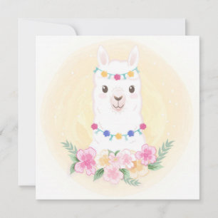 Lama Feestdagenkaart