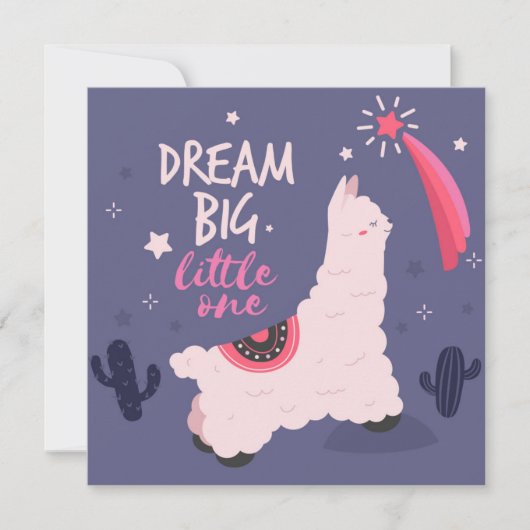 Lama Feestdagenkaart (Voorkant)